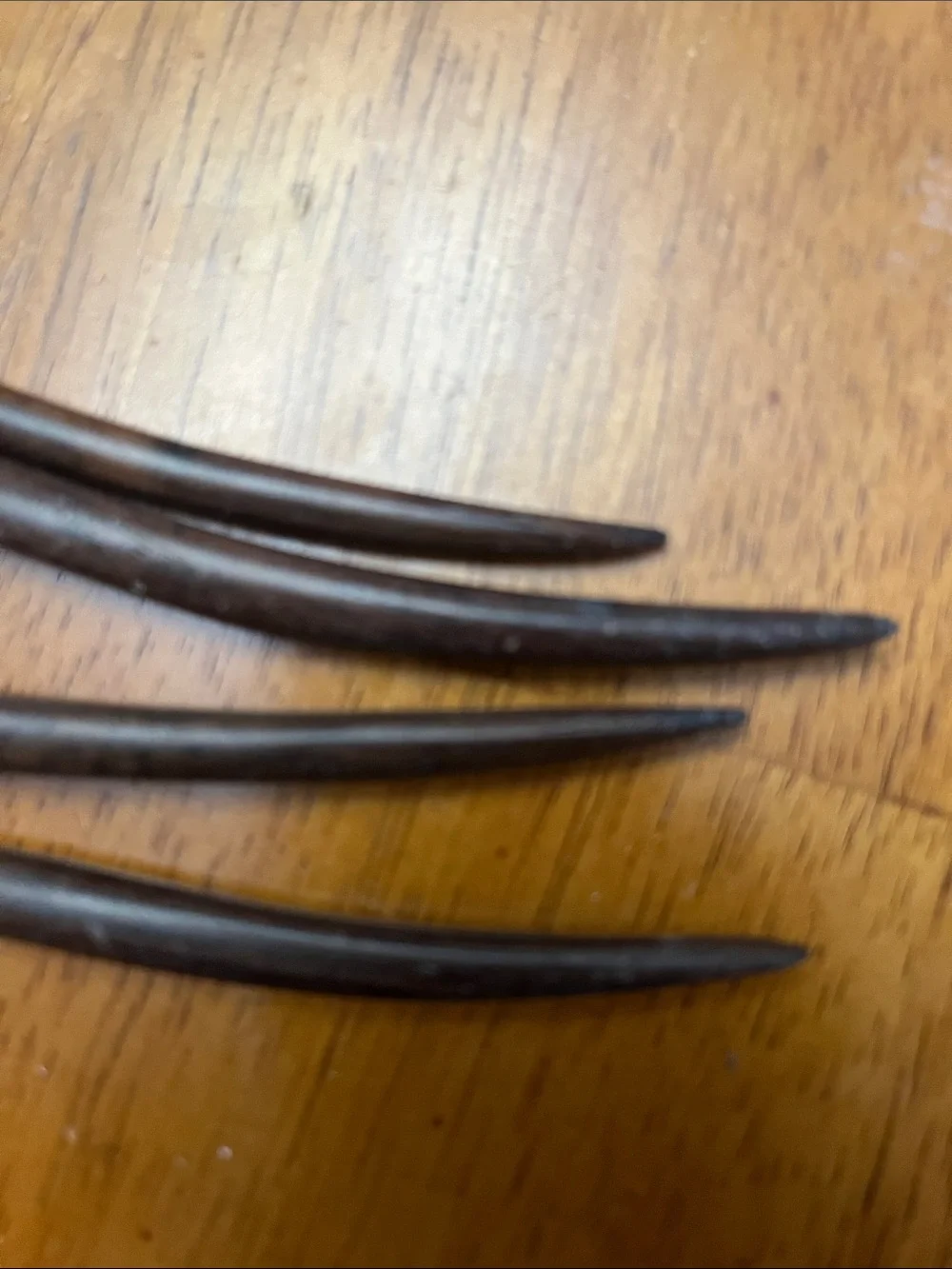 Handcrafted Dark Brown Decorative hair Hooks